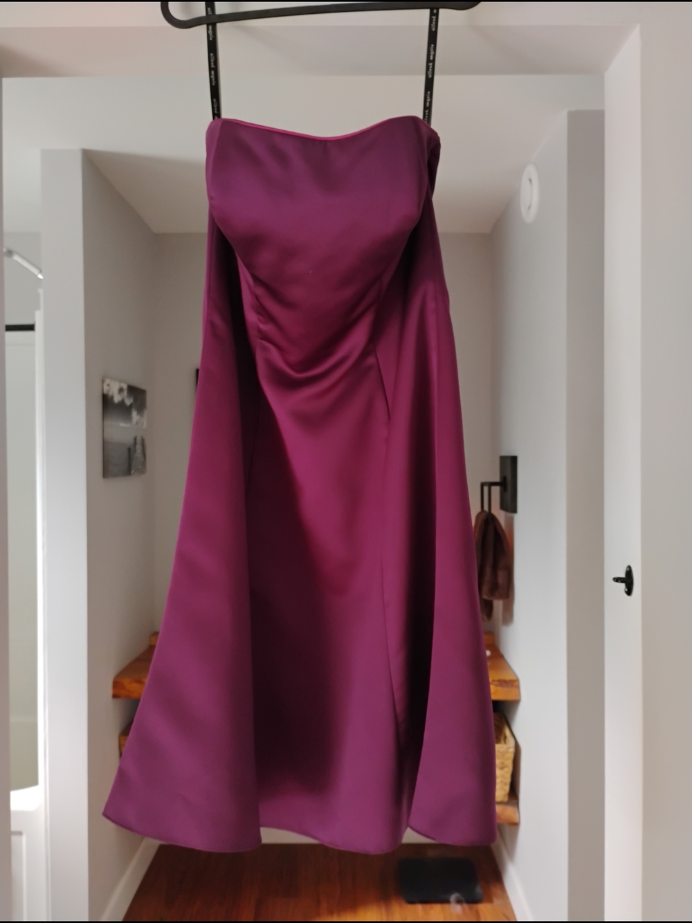 Alfred Angelo Strapless Satin Dress